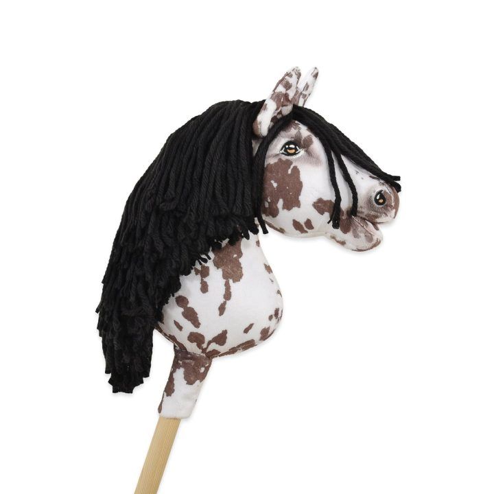 Hobby Horse arkliukas rudas leopardas su juoda karčiene A4