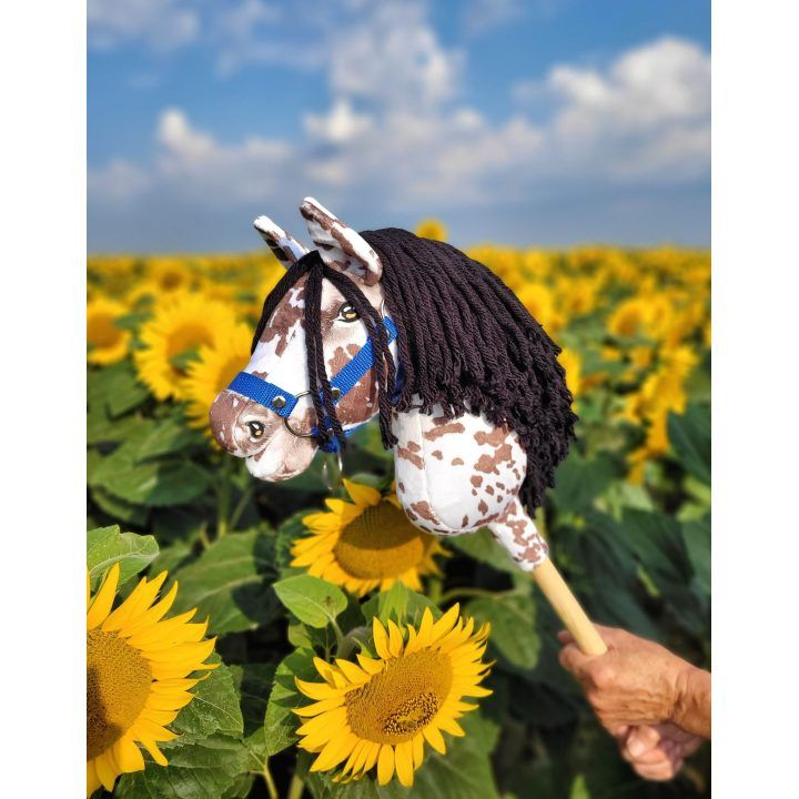 Hobby Horse arkliukas rudas leopardas su juoda karčiene A4