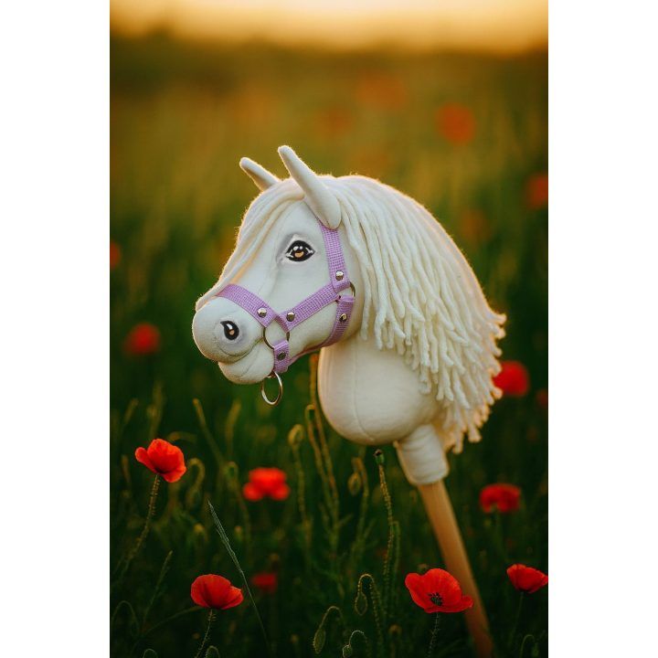 Hobby Horse lazdelinis arkliukas Super Premium baltas A5