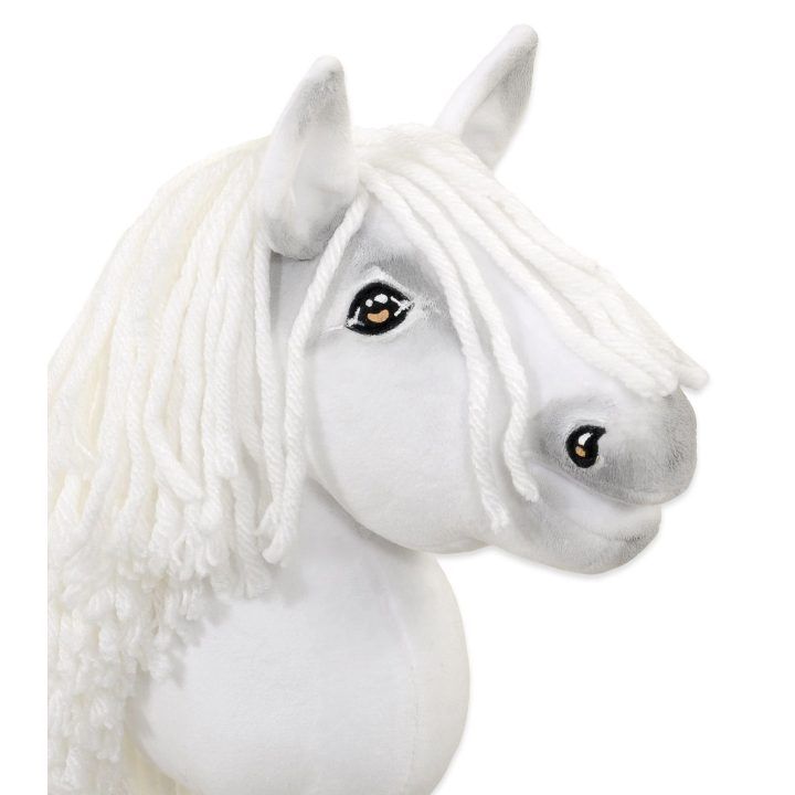 Hobby Horse lazdelinis arkliukas Super Premium baltas A5