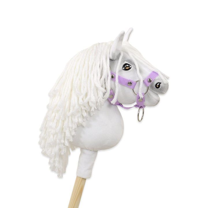 Hobby Horse lazdelinis arkliukas Super Premium baltas A5