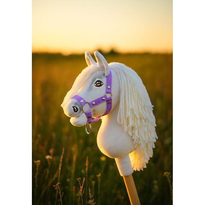 Hobby Horse lazdelinis arkliukas Super Premium baltas A5