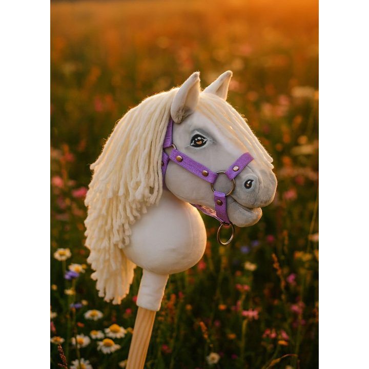 Hobby Horse lazdelinis arkliukas Super Premium baltas A5