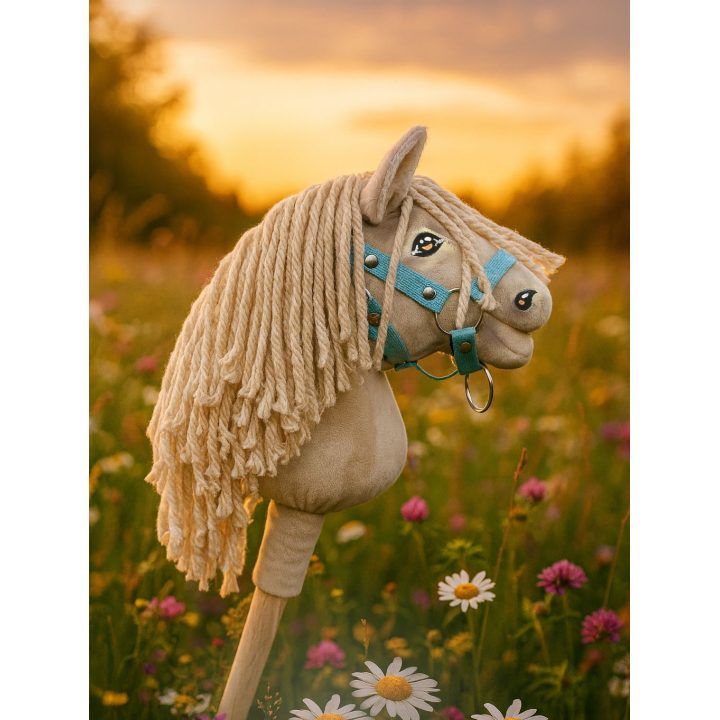 Hobby Horse lazdelinis arkliukas cremello spalvos Premium A5