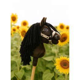 Hobby Horse lazdelinis arkliukas Premium tamsaus bėro atspalvio A5