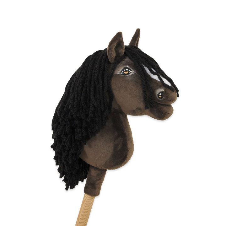 Hobby Horse lazdelinis arkliukas Premium tamsaus bėro atspalvio A5
