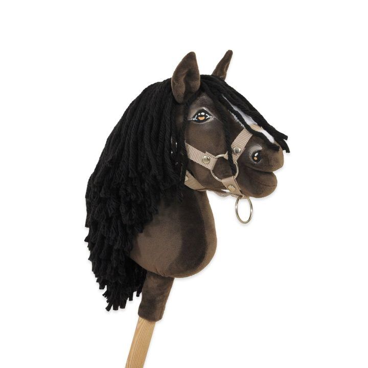 Hobby Horse lazdelinis arkliukas Premium tamsaus bėro atspalvio A5