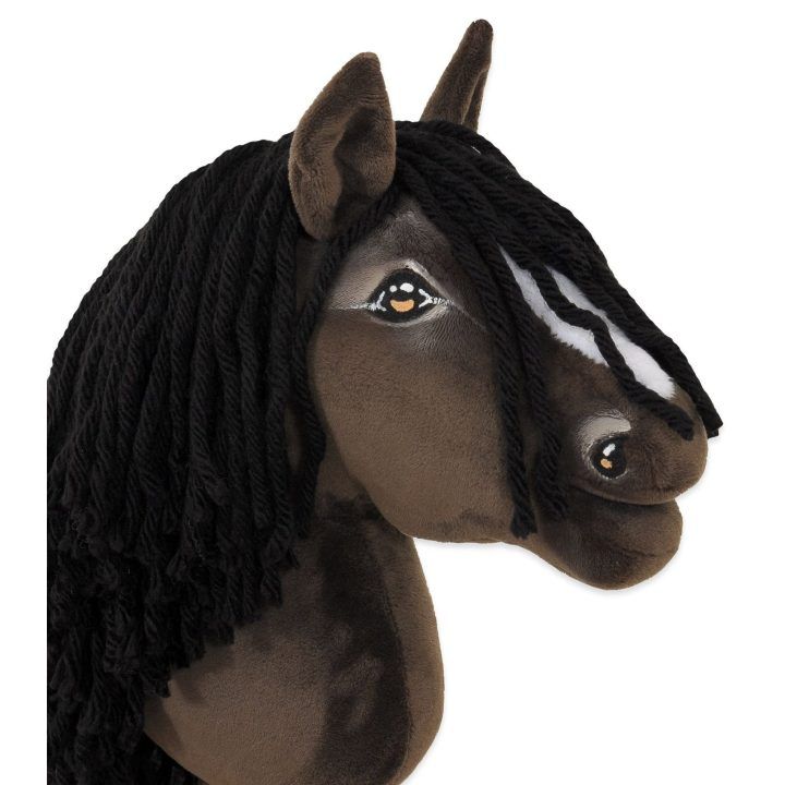 Hobby Horse lazdelinis arkliukas Premium tamsaus bėro atspalvio A5