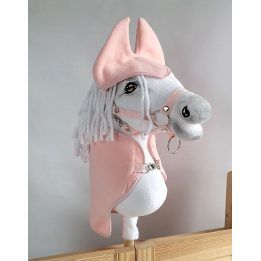 Rožinis flisinis Hobby Horse komplektas A4–A5