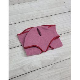 Rinkinys hobby horse arkliukams A4 ir A5: flisinė antklodė ir ausų apsaugos – berry