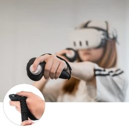 Valdiklių laikikliai Meta Quest 3 ir 3S juodi BoboVR G3
