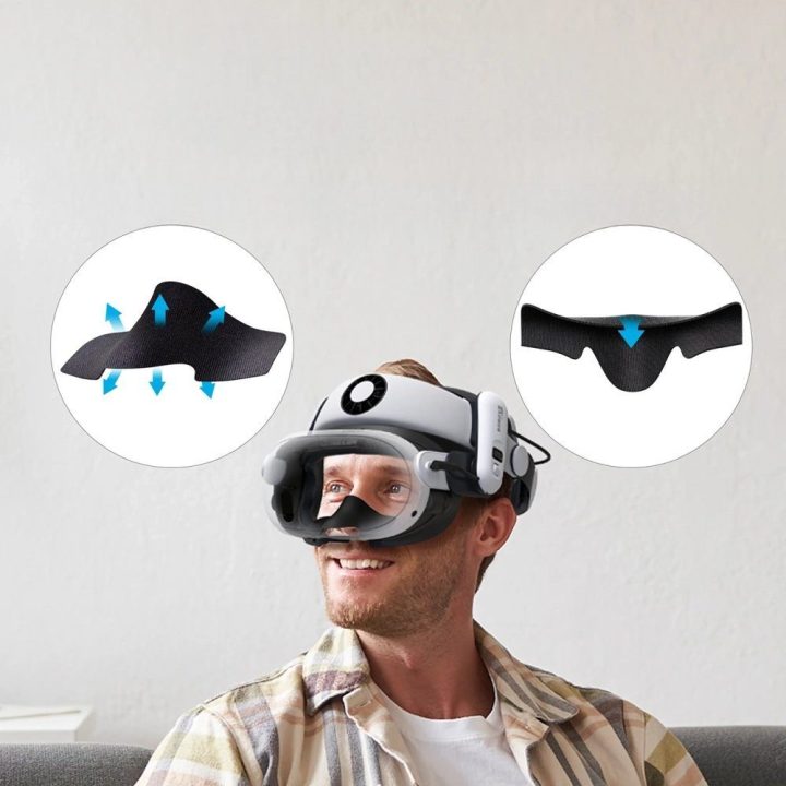Veido sąsaja Meta Quest 3 akiniams BoboVR F3 juoda