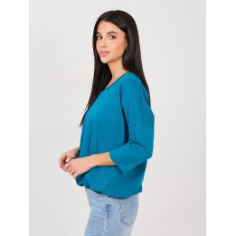 Moteriška oversize palaidinė turkio spalvos