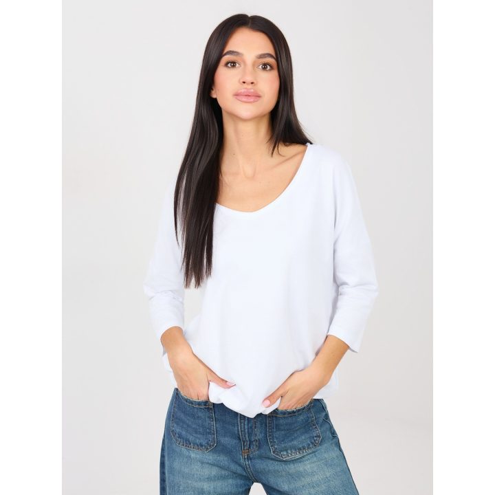 Moteriška oversize palaidinė balta