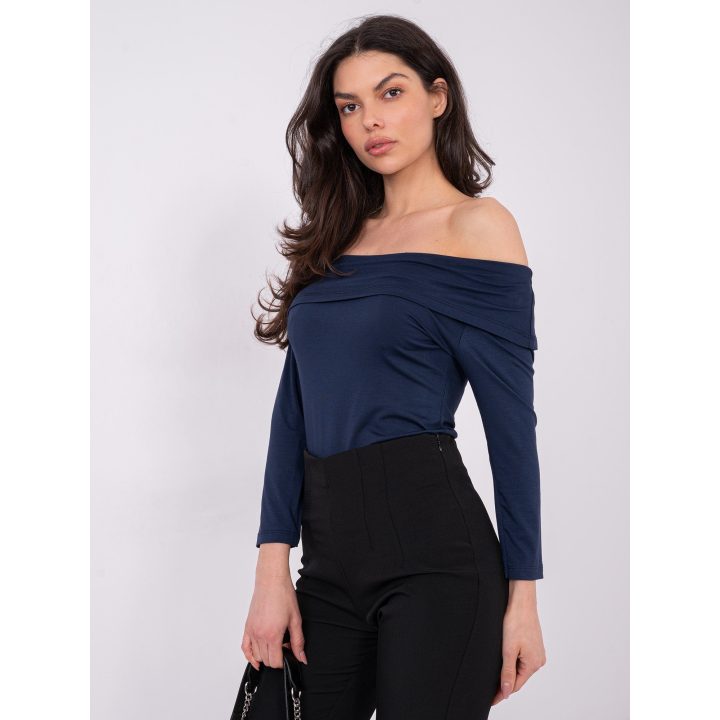 Moteriška palaidinė hiszpanka tamsiai mėlyna