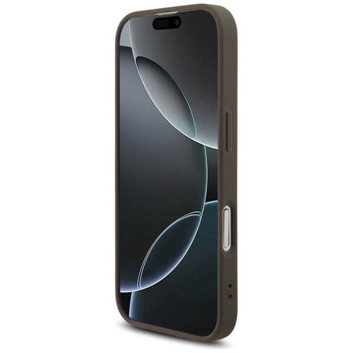Dėklas telefonui iPhone 17 su MagSafe ruda Guess