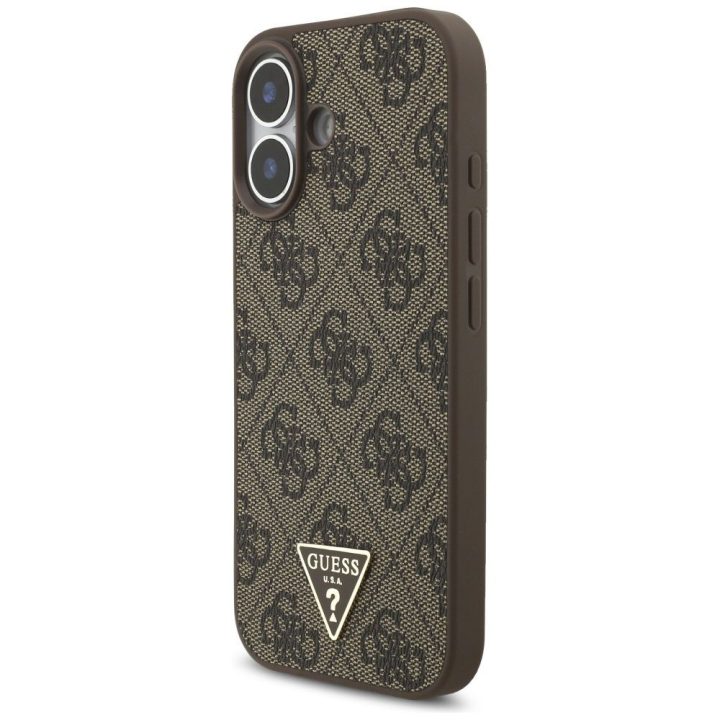 Dėklas telefonui iPhone 17 su MagSafe ruda Guess