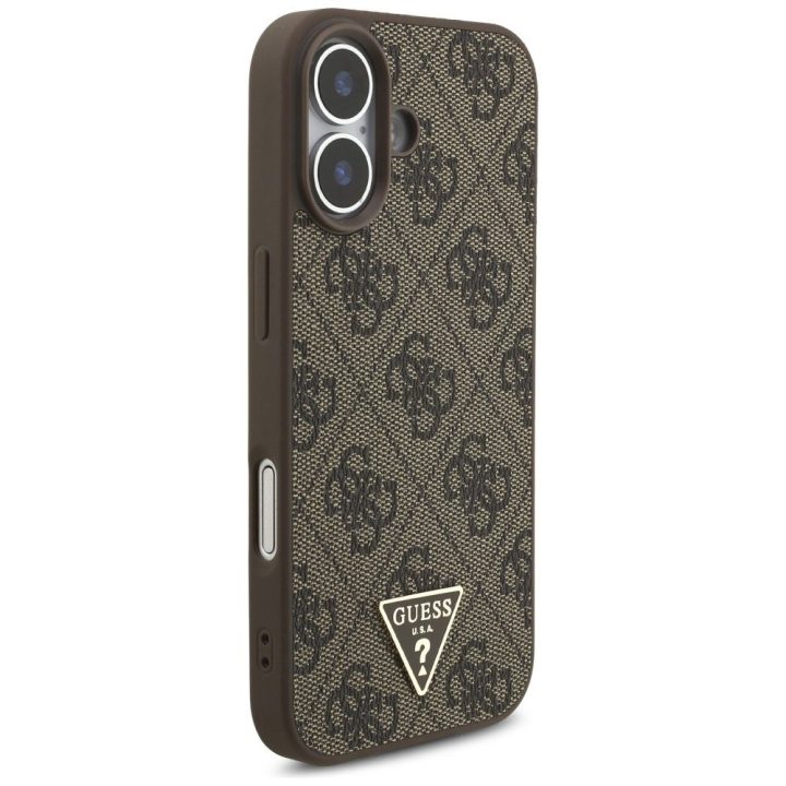 Dėklas telefonui iPhone 17 su MagSafe ruda Guess