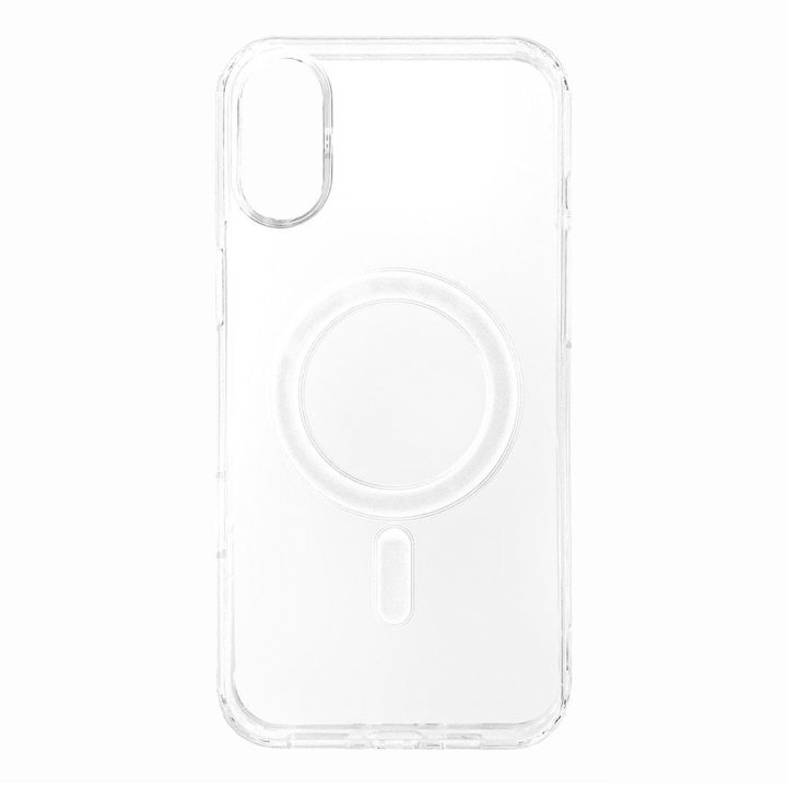 Dėklas telefonui Samsung Galaxy S26 su MagSafe palaikymu permatomas