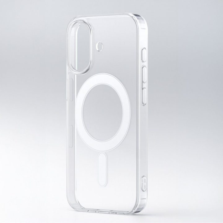 Dėklas telefonui Samsung Galaxy S26 su MagSafe palaikymu permatomas