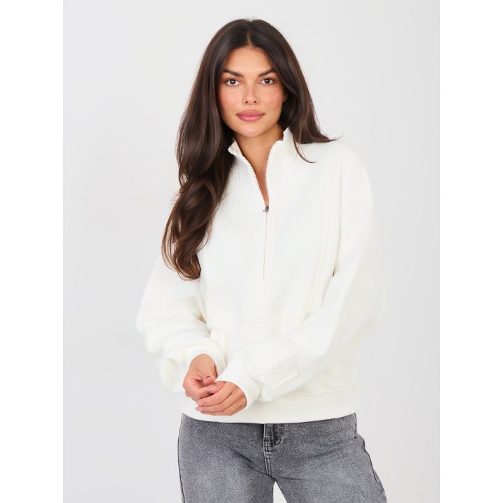Moteriška palaidinė be gobtuvo ecru spalvos