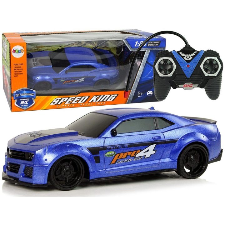 Radijo bangomis valdoma sportinė mašina 1:24 mėlyna R/C Models