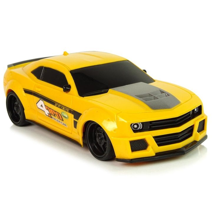 Nuotoliniu būdu valdomas sportinis automobilis 1:24 geltonas R/C Models