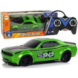 Radijo bangomis valdoma sportinė mašina 1:24 žalia Racing Green