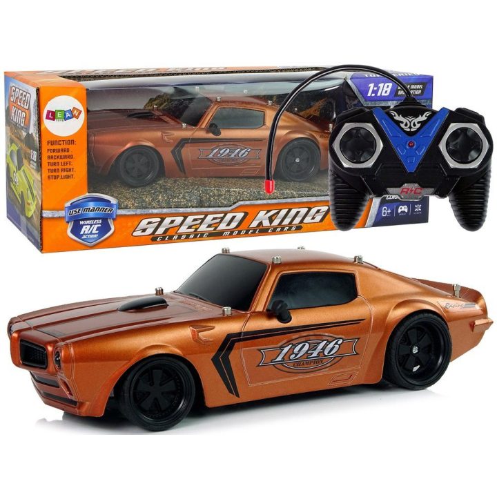 RC sportinis automobilis 1:18 rudos spalvos Champion Pilot
