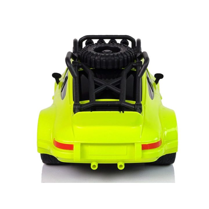 RC sportinis automobilis 1:18 su atsarginiu ratu žalias Pilot