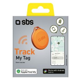 Universalus daiktų sekimo įrenginys Track My Tag oranžinis SBS
