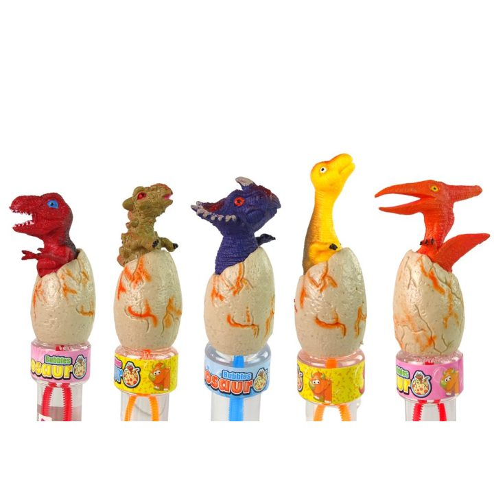 Muilo burbulai su dinozauru 34 cm įvairių spalvų
