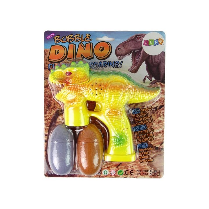 Muilo burbulai dinozauro kiaušinio formos geltoni