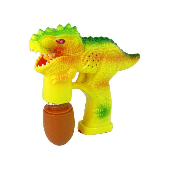 Muilo burbulai dinozauro kiaušinio formos geltoni