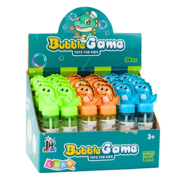 Muilo burbulai su dinozauru, 3 skylučių lazdele, 30 ml
