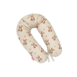 Užvalkalas nėščiosios pagalvei LONGER iš medvilnės Teddy love