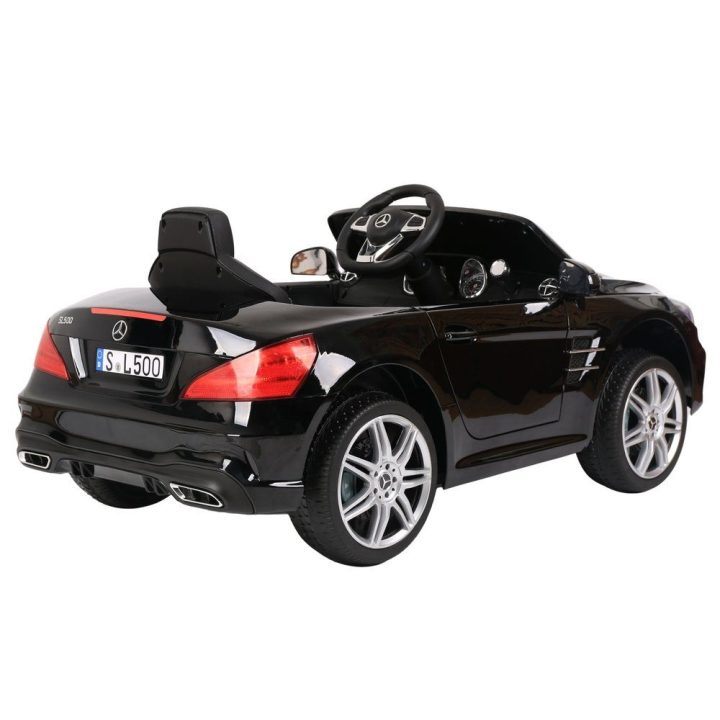 Elektrinis vaikiškas automobilis Mercedes SL500 juodas