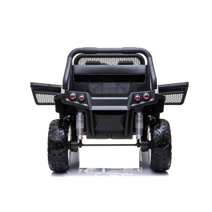 Elektrinis vaikiškas automobilis Mercedes Unimog baltas