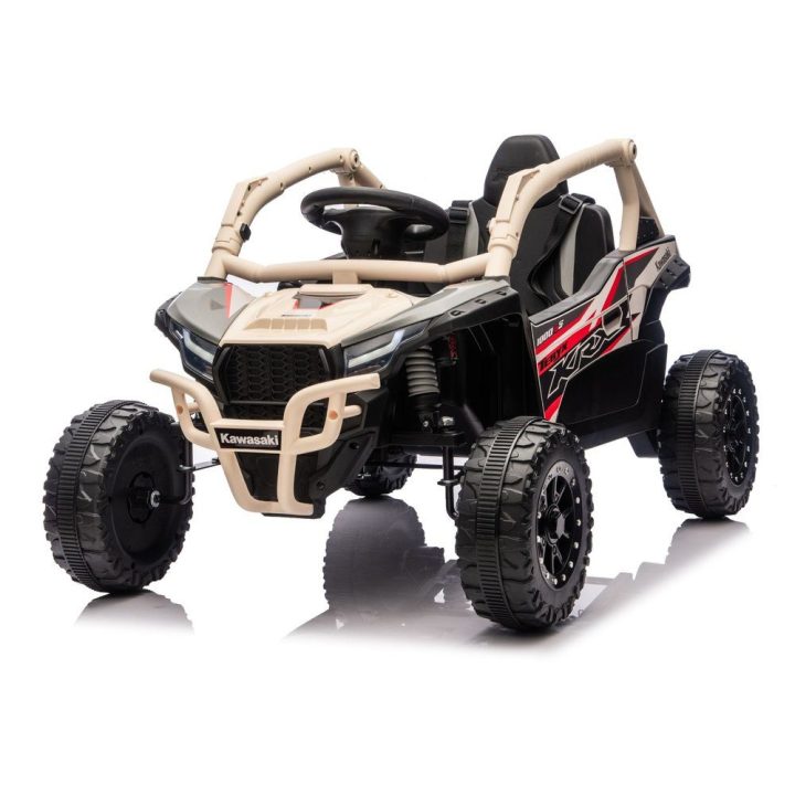 Vaikiškas elektromobilis Kawasaki JS330 24V 5Ah juodas smėlio spalvos