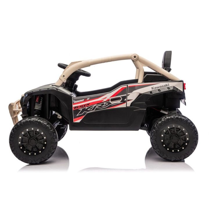 Vaikiškas elektromobilis Kawasaki JS330 24V 5Ah juodas smėlio spalvos