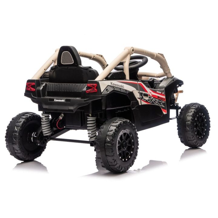 Vaikiškas elektromobilis Kawasaki JS330 24V 5Ah juodas smėlio spalvos
