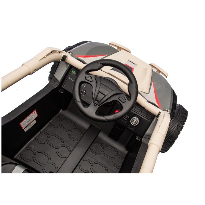 Vaikiškas elektromobilis Kawasaki JS330 24V 5Ah juodas smėlio spalvos