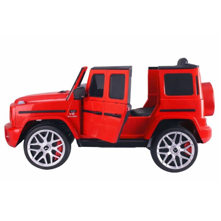 Vaikiška elektrinė mašinėlė Mercedes G63 raudona