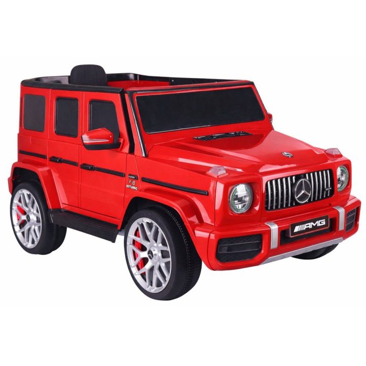 Vaikiška elektrinė mašinėlė Mercedes G63 raudona