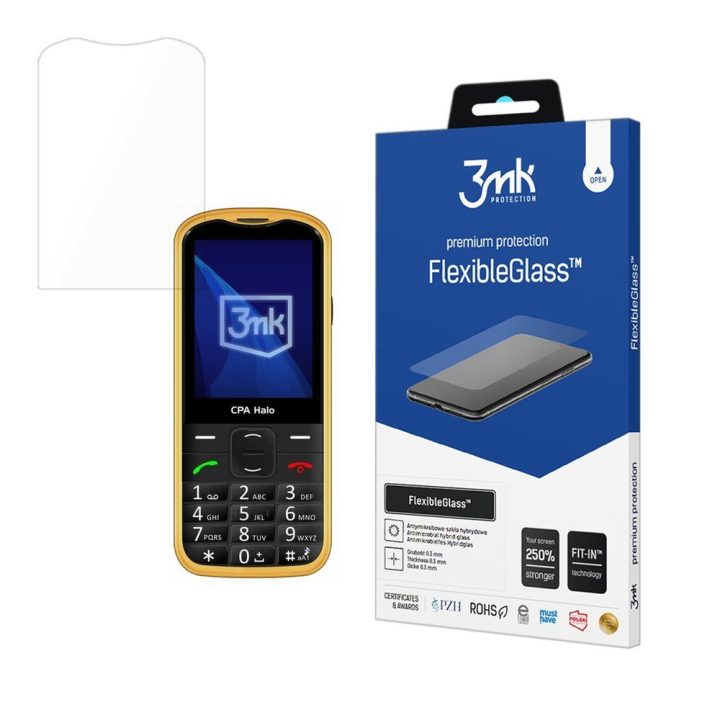 Grūdintas hibridinis stiklas telefonui CPA Halo 28 FlexibleGlass