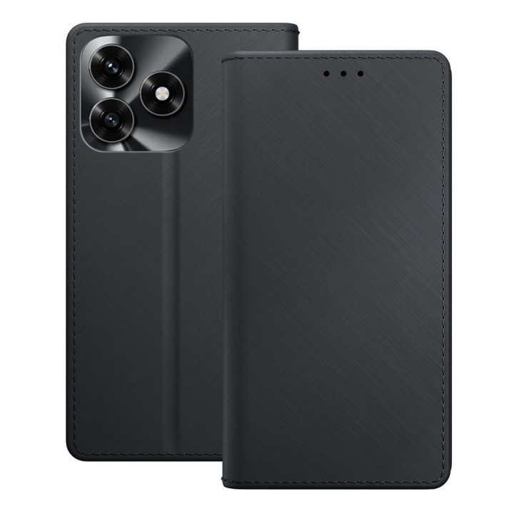Dėklas telefonui Honor X5C Plus 4G su kortelių skyreliais juodas
