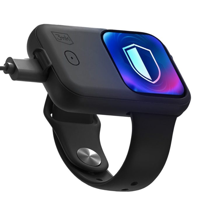 Power bank laikročiui Apple Watch 49 mm 2.5W 1200mAh USB-C juodas
