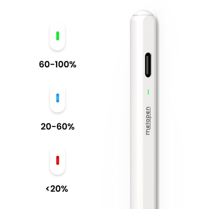 iPad rašiklis Metapen Pencil Air8 Pro baltas