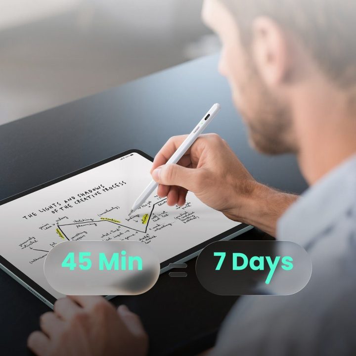 iPad rašiklis Metapen Pencil Air8 Pro baltas