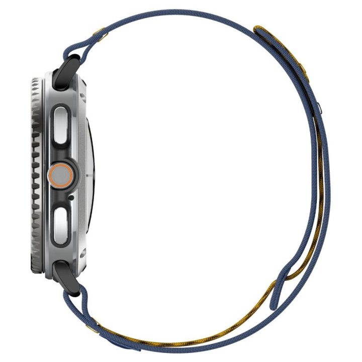 Dirželis Samsung Galaxy Watch 40/44/46 mm tamsiai mėlynas Spigen